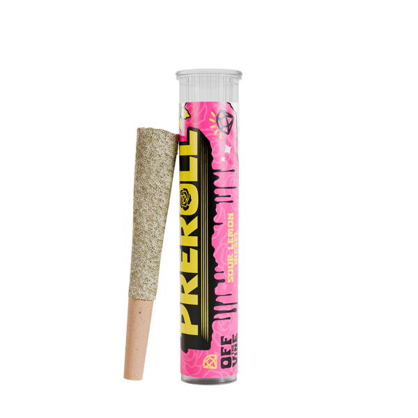 Sour Lemon Diesel THCa Diamond King Size Coated Preroll