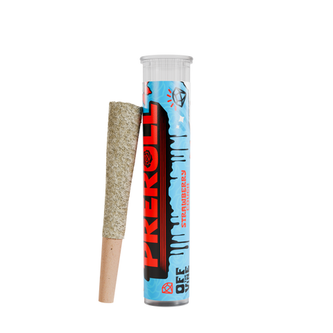 Strawberry Cough THCa Diamond King Size Coated Preroll