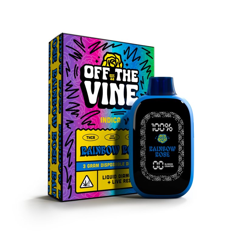 Rainbow Rose THCa Vape