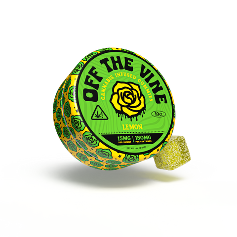 Lemon Delta-9 THC Gummies – 150mg