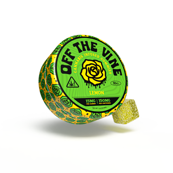Lemon Delta-9 THC Gummies – 150mg