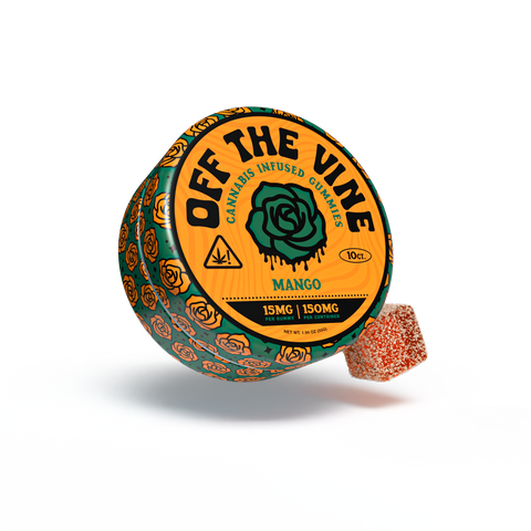 Mango Delta-9 THC Gummies – 150mg