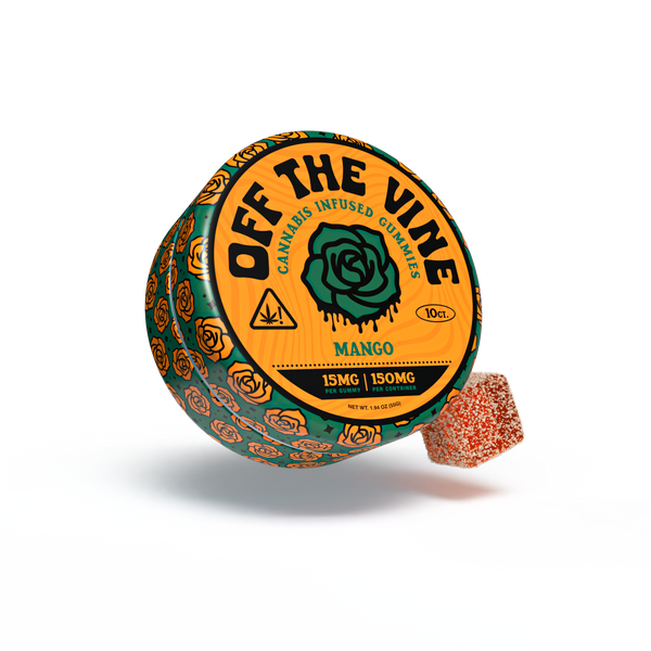Mango Delta-9 THC Gummies – 150mg